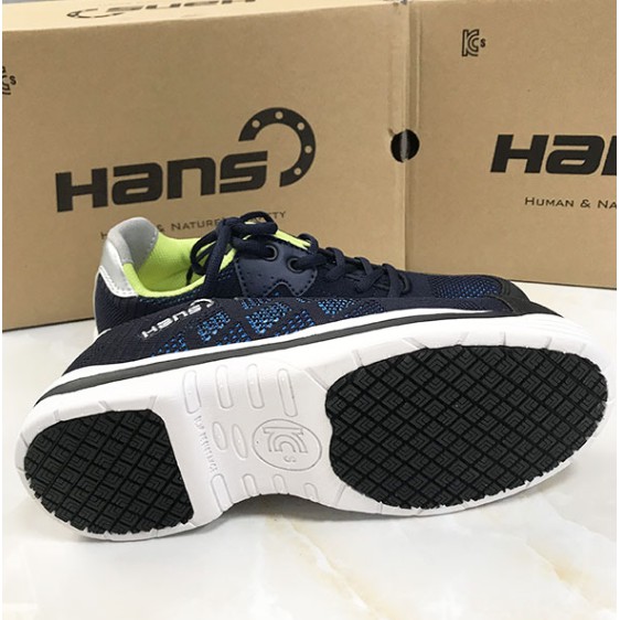 -Giày bảo hộ siêu nhẹ Hàn Quốc Hans HS-90 S1P thoáng khí, siêu bền, chống đinh, chống trơn trượt