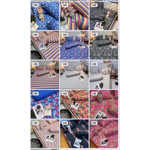 BỘ DRAP THUN SIÊU LẠNH THÁI LAN CAO CẤP LATICO