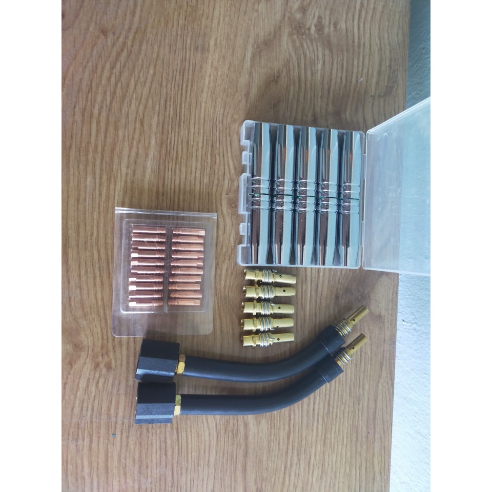 Cổ Cong Dây Hàn Mig 15AK  Kèm Nối Bép -  Phụ Kiện Máy Hàn Mig Mag Co2