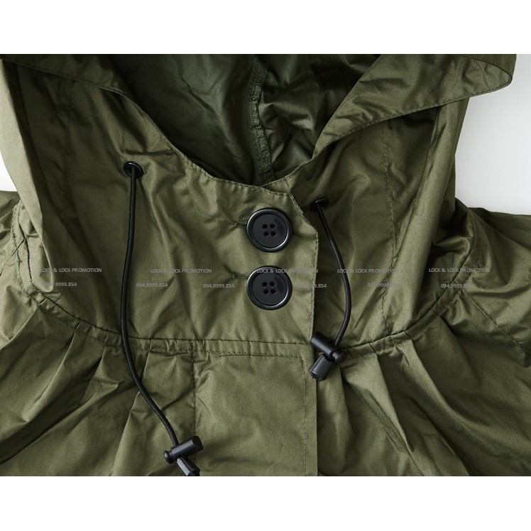 [ LOCK&LOCK ] Áo mưa Trench Coat hiệu Travel Zone của Lock&Lock của Lock&Lock LTZ385KKI