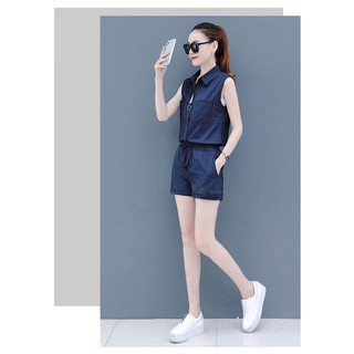 Áo Jean Liền Quần Thời Trang