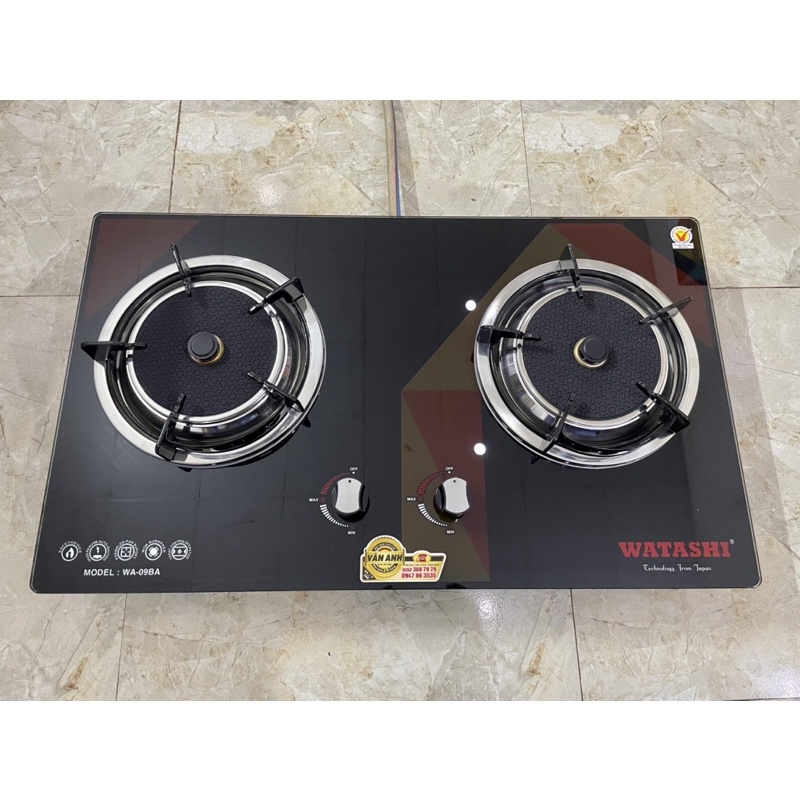 Bếp gas âm hồng ngoại Whatashi WA-09BA