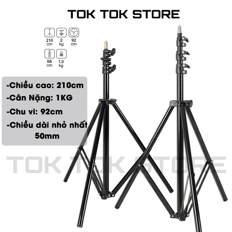 [Hottren] Giá đỡ điện thoại-Tripod quay TikTok chân đèn livestream chân đỡ máy ảnh cứng bền đẹp chắc chắn triệu view