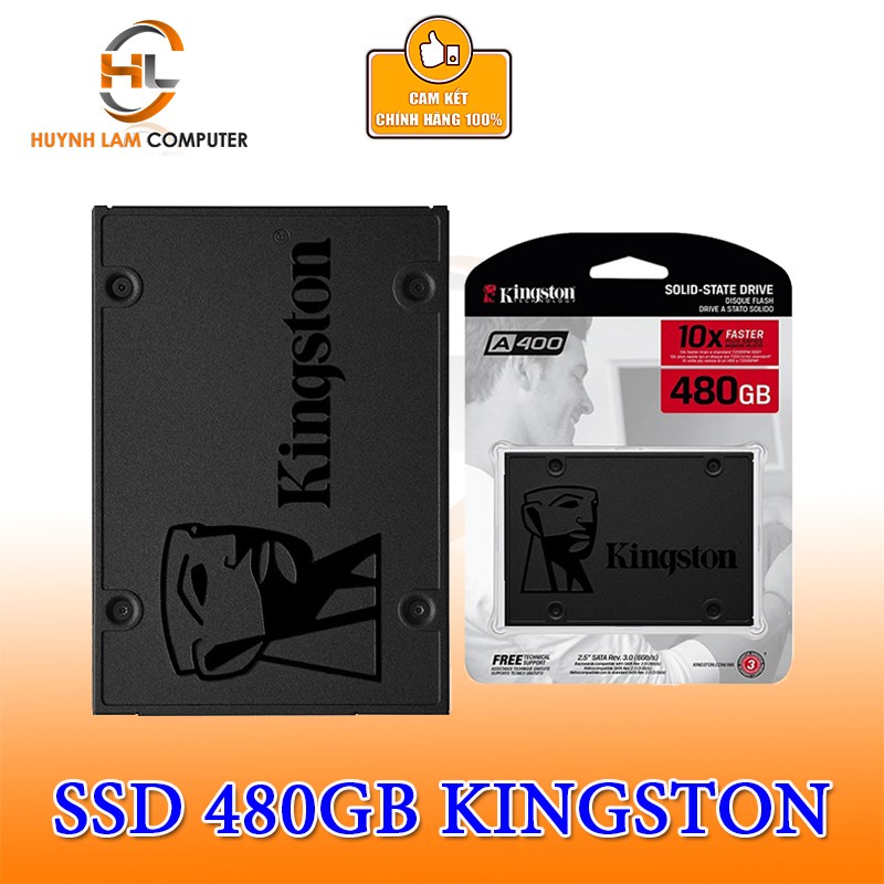 [Mã ELMS05 giảm 5% đơn 300k]Ổ cứng SSD 480GB Kingston A400 Viết Sơn Phân phối