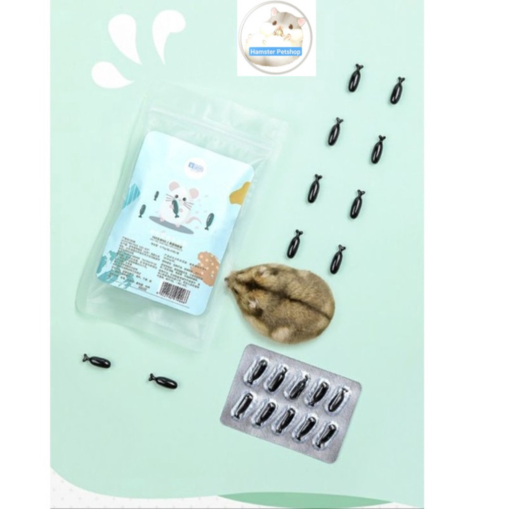 Cá con bảo vệ sức khỏe dành cho Hamster/ Sóc/ Nhím/ Rat ( 1 viên)