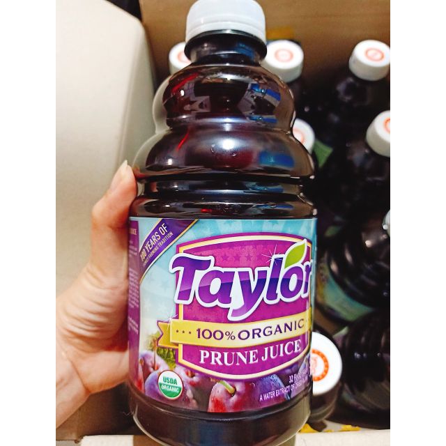 Nước mận khô hữu cơ Taylor 946ml