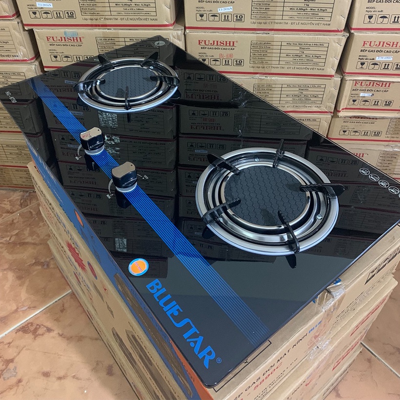 Bếp gas âm hồng ngoại BLUESTAR NG-6750C, 2 vòng lửa có đầu hâm