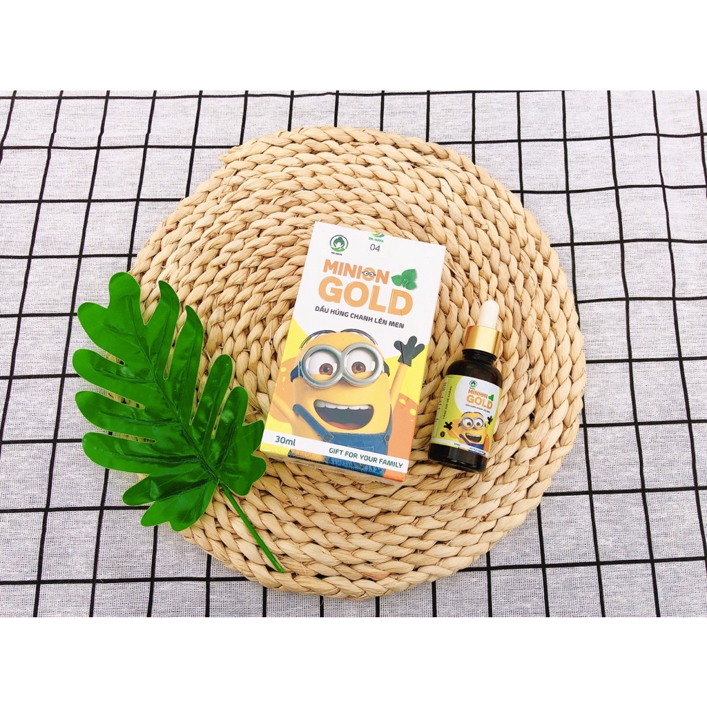 Dầu húng chanh lên men Minion Gold Dr.Maya thể tích 30ml