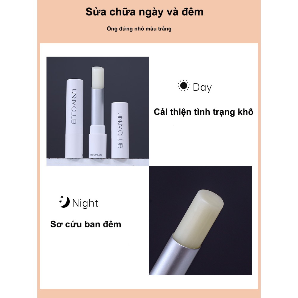 Son môi UNNY dưỡng ẩm tẩy tế bào chết 3.5g chất lượng cao