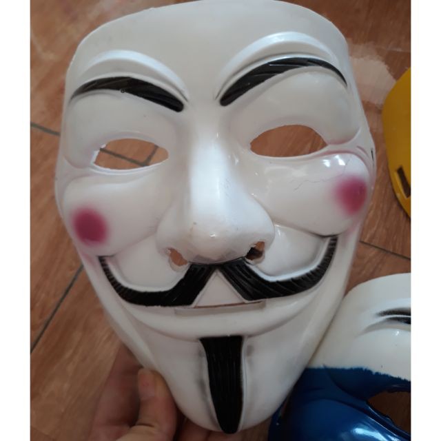 Mặt nạ hacker Anonymous trung thu halloween hóa trang giá rẻ