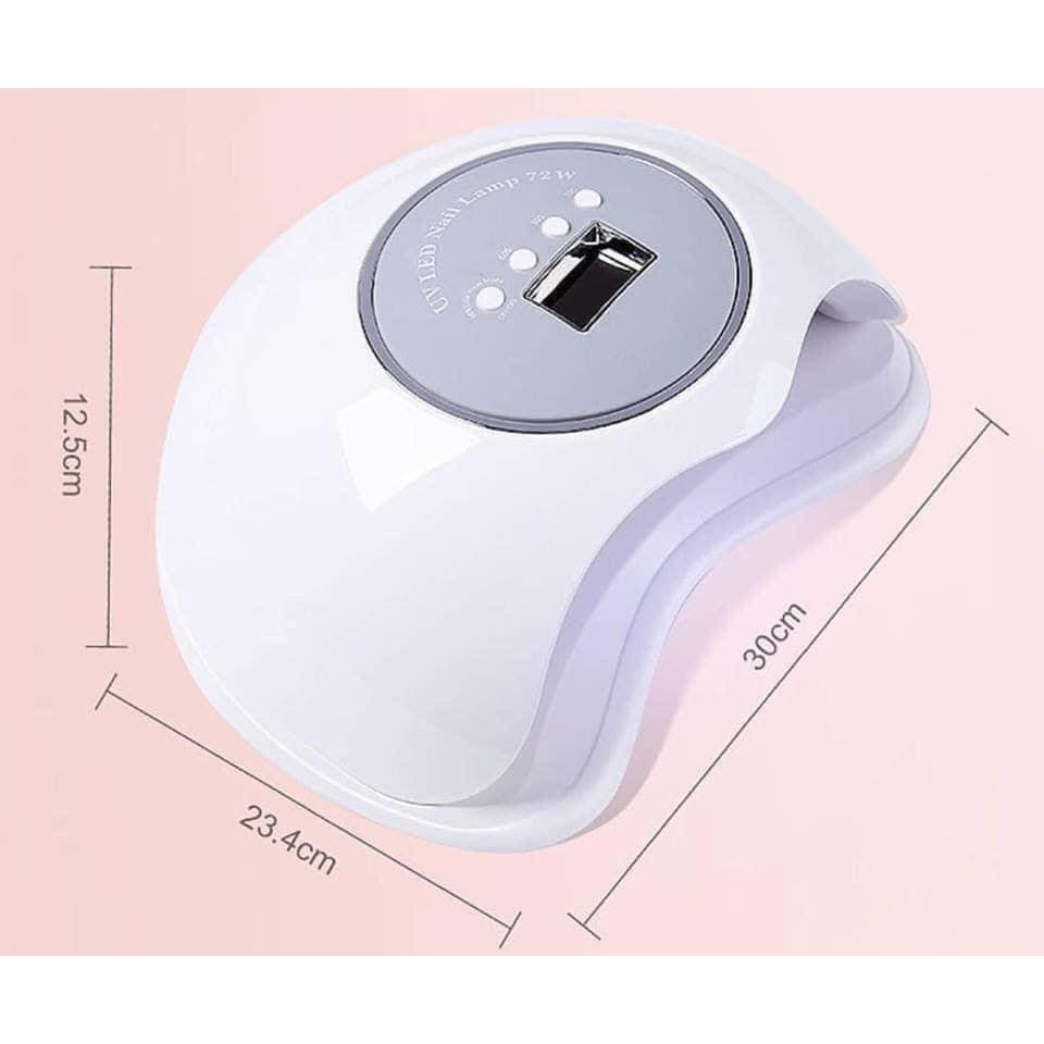 Máy hơ gel 72W làm khô nhanh cùng lúc được cả tay và chân