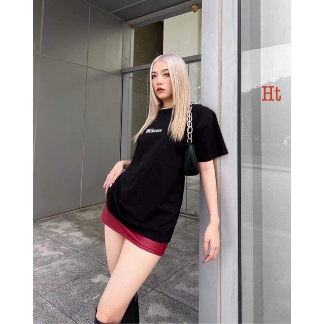 Áo phông mi ken in vai hai mặt HT12