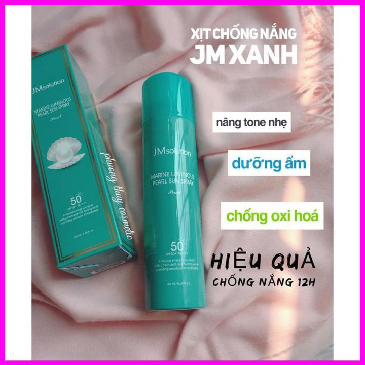 Xịt chống nắng toàn thân JM Solution, xịt chống nắng JM solution SPF50+ /PA +++ 180ml Hàn Quốc