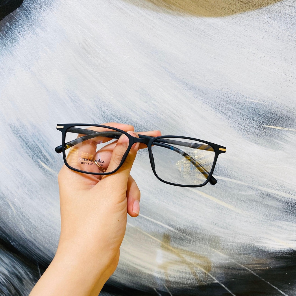 Gọng kính nhựa ultem cao cấp siêu nhẹ siêu bền thời trang hàng chính hãng OURESS 8823