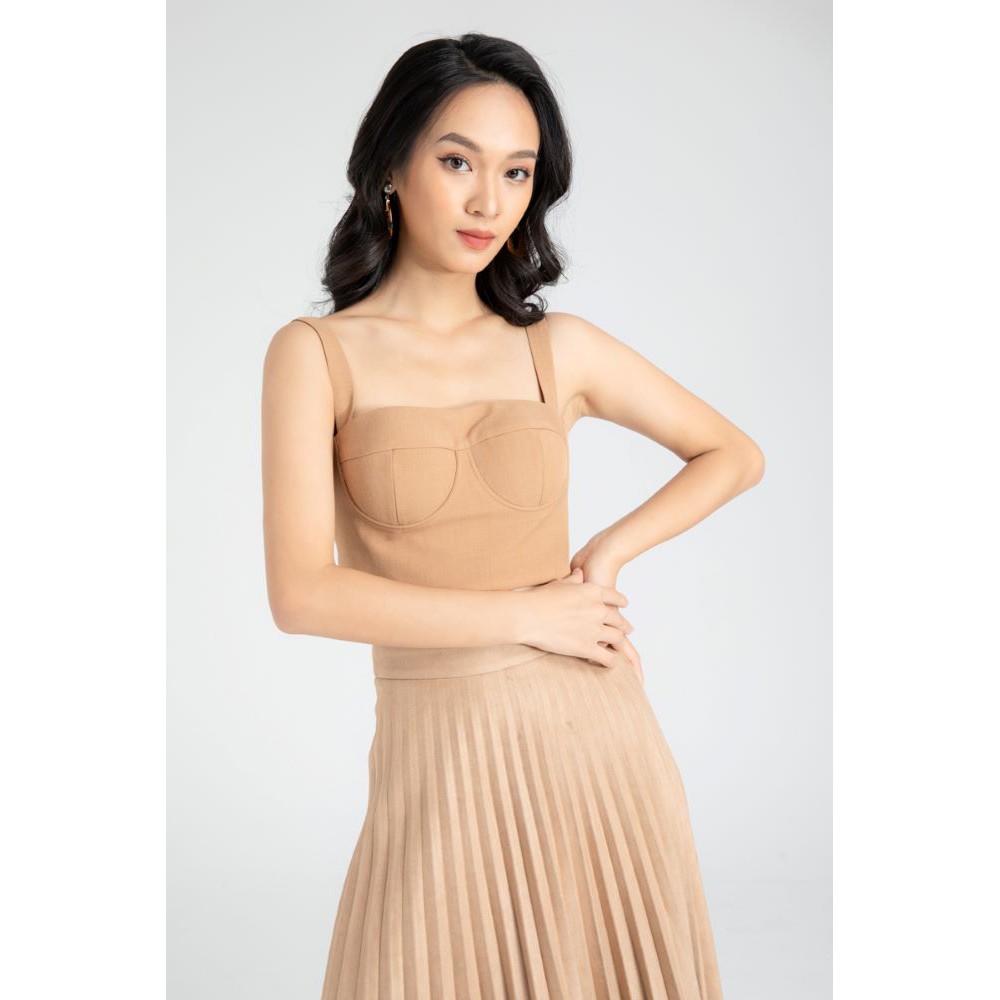 [Mã WABRM4  giảm 15% tối đa 50k đơn 150k] IVY moda Áo 2 dây croptop cúp ngực nữ MS 12M6079 | BigBuy360 - bigbuy360.vn