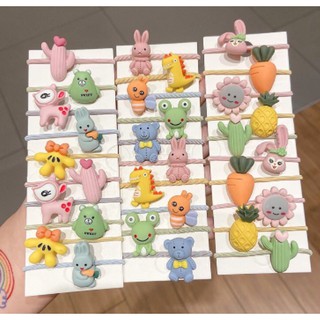 Set 10 dây buộc tóc dễ thương cho bé