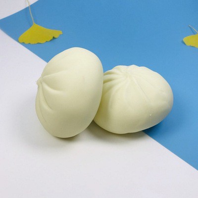 Đồ Chơi Nắn Bóp Squishy Giảm Căng Thẳng Hình Bánh Bao Dễ Thương Cho Bé