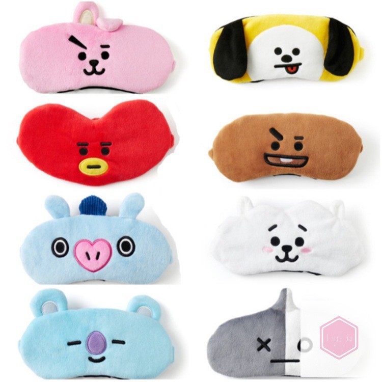 Bts Bt21 Băng Đô Rửa Mặt / Trang Điểm Co Giãn Họa Tiết Bt21 Một Kích Thước Cho Nam Và Nữ