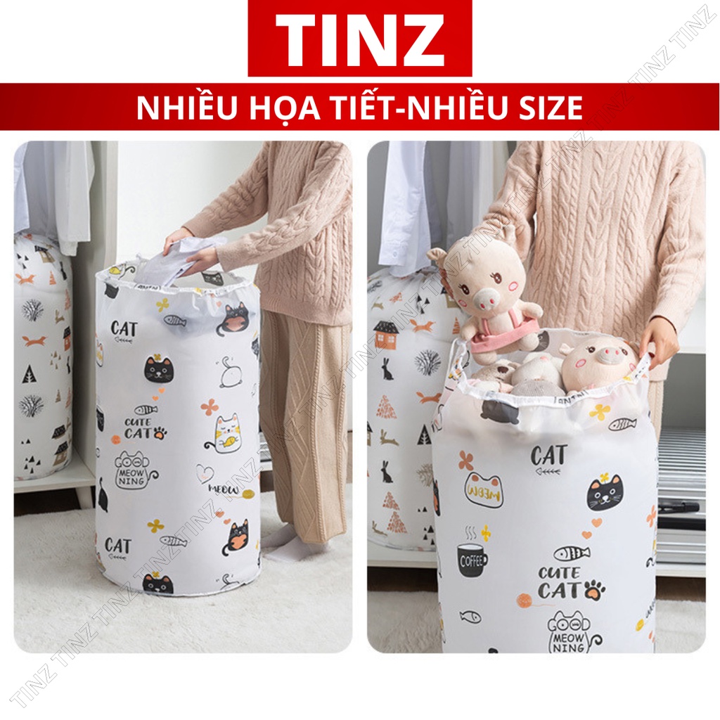 Túi đựng quần áo chăn màn ga gối, túi để đồ dùng cỡ lớn vải chống ẩm mốc