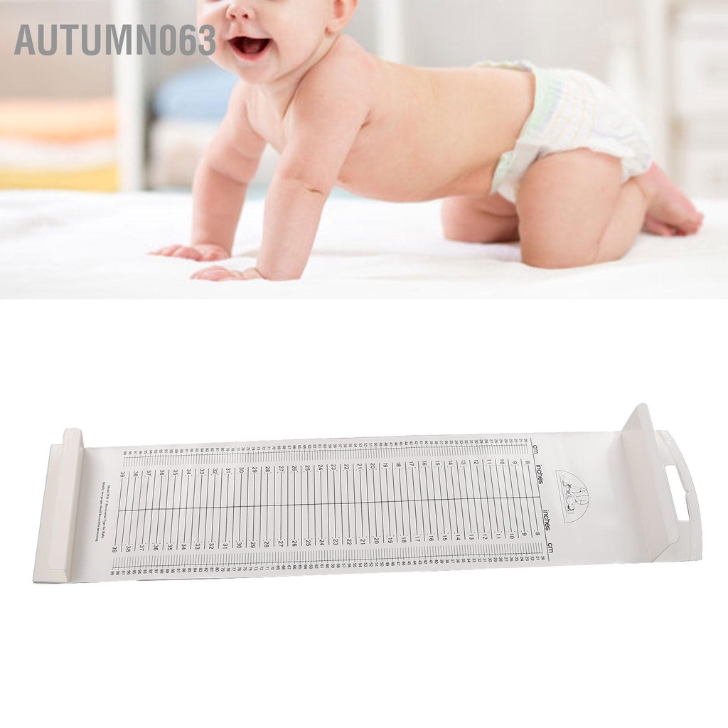 20-99cm Thước đo chiều cao cho bé Mềm mại không thấm nước PVC có thể gập lại vải Biểu đồ tăng trưởng Autumn063