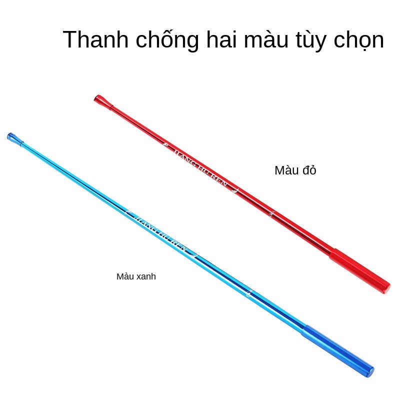 Giá đỡ thể thao mạ điện đoạn ngắn Cần câu cá carbon súng đứng 60cm80cm1,1m hộp đa năng