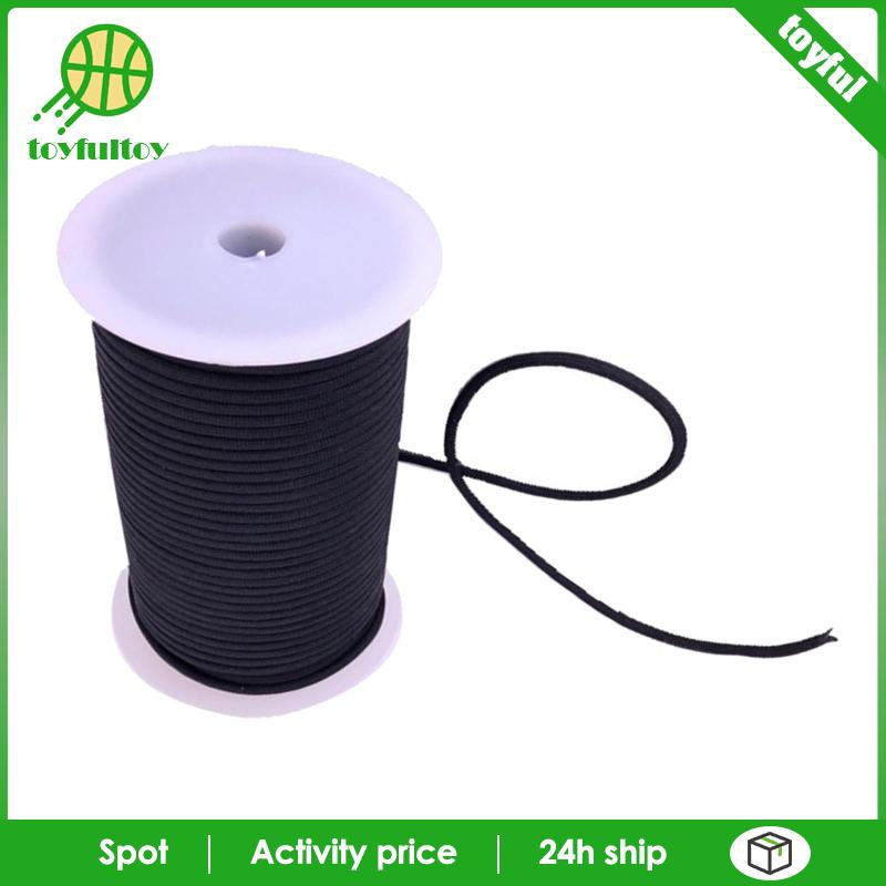 Cuộn Dây Dù 9 Sợi Dài 328Ft Màu Đen 550 Paracord