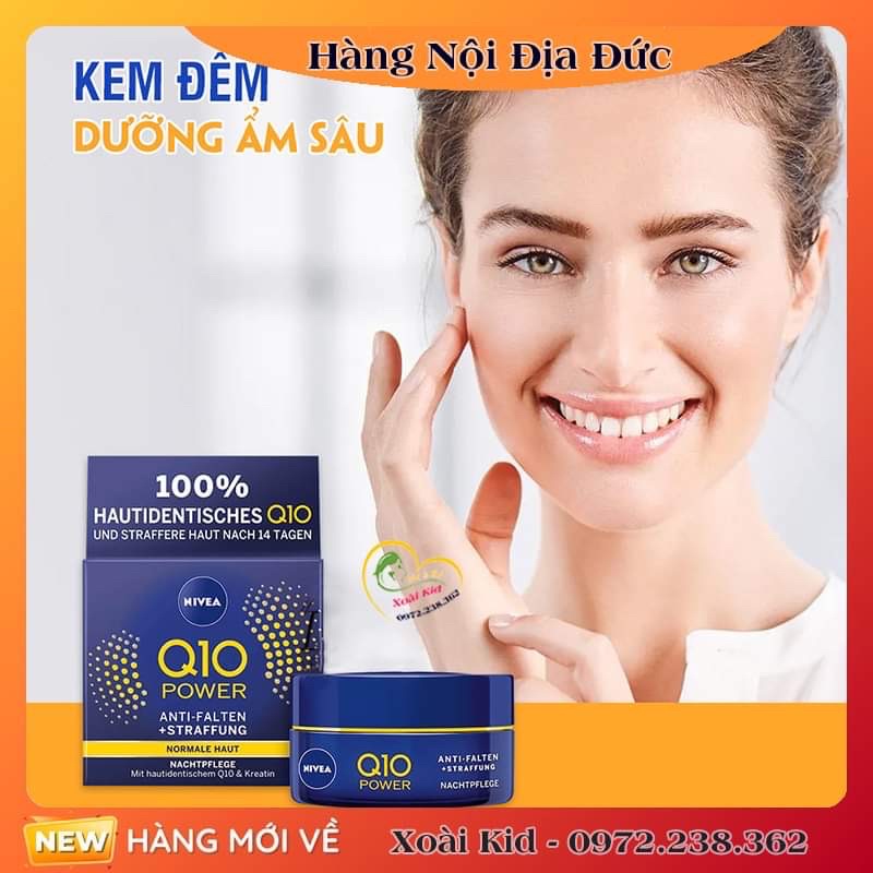 Kem dưỡng da Nivea Q10 chống lão hoá, sáng da của Đức