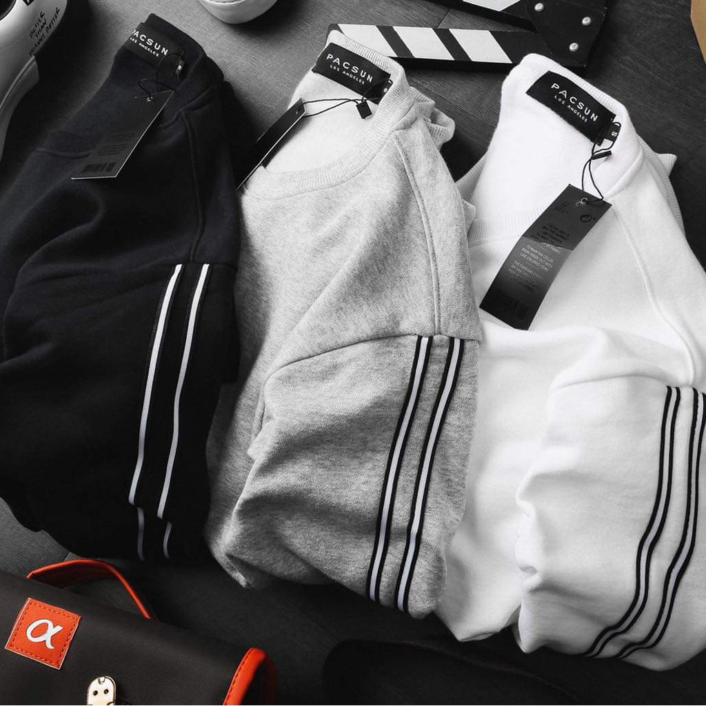 [ 58 - 65kg ] Áo Thun nỉ bông Dài Tay PS Sweater Cực Phong Cách 1819