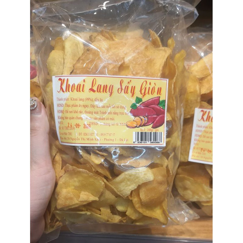 🍓LANGFRAM🍓Khoai lang sấy mật ong Đà Lạt