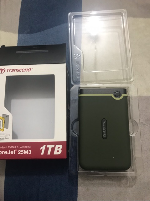 [SALE 10%] Ổ cứng di động, HDD Transcend 1TB USB 3.0, 2.5 inch | BigBuy360 - bigbuy360.vn