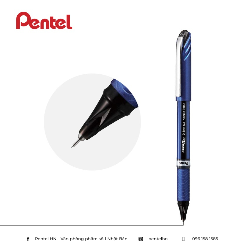 |FREESHIP| Bút Ký Nhật Bản Mực Gel Pentel Energel BLN25 ngòi 0.5mm | Siêu nét Siêu mịn Không nhòe | Khô trong 1/3s