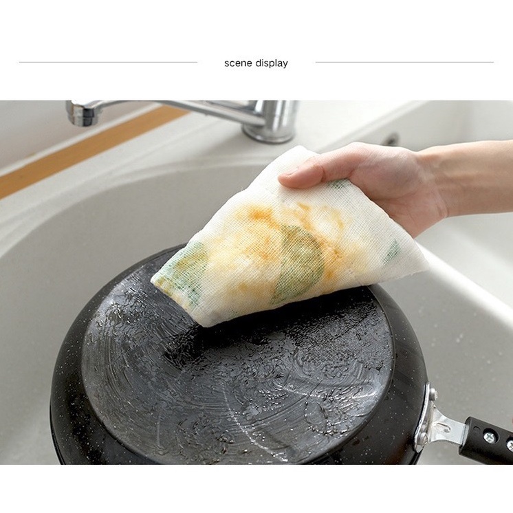 [Gift Quà tặng] JB137 Khăn lau đa năng lau bếp bát đĩa lau các vật dụng hàng nhập