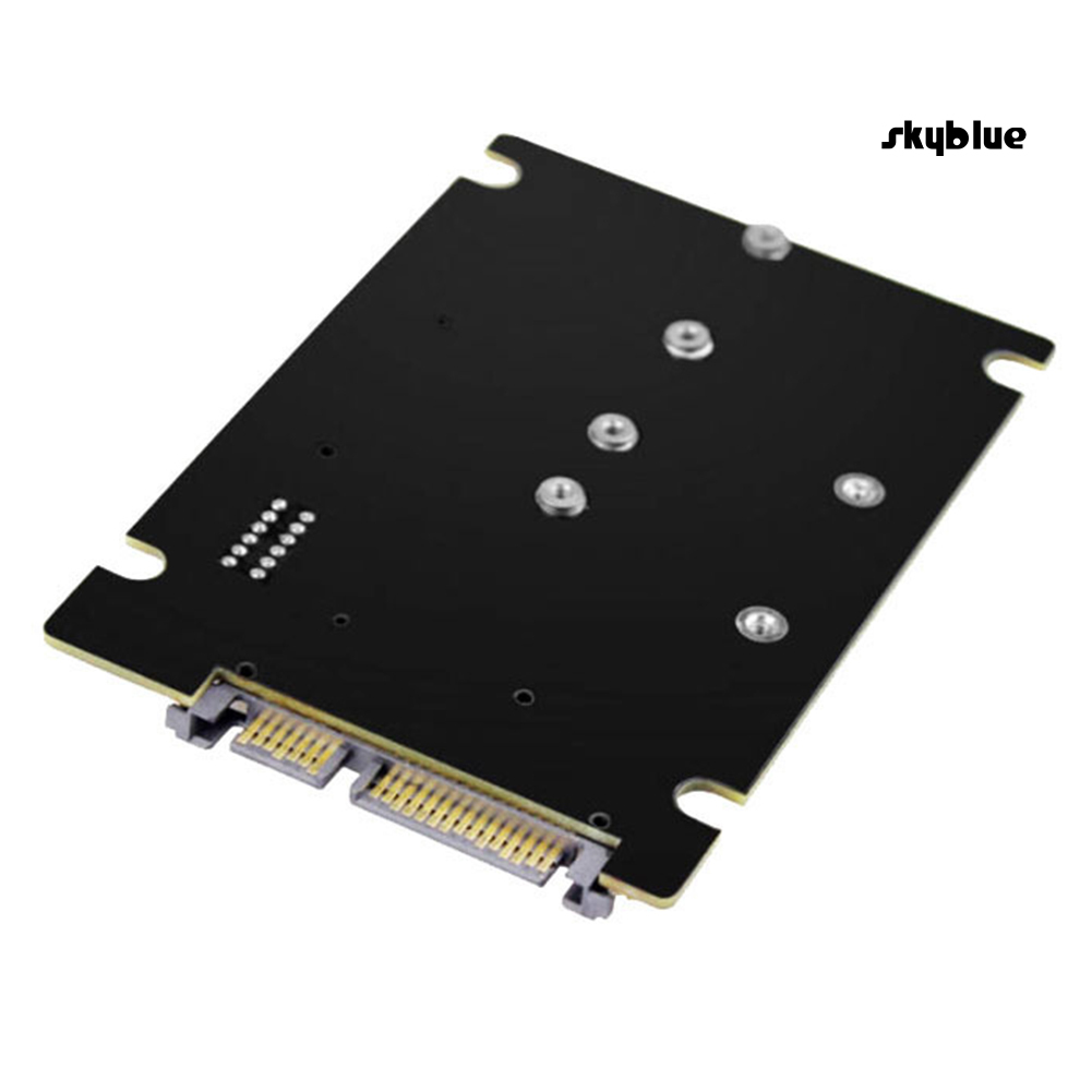 [SK]High Speed 65Gbps mSATA M.2 B-Key NGFF 2 in 1 SSD to SATA 3 Adapter Converter