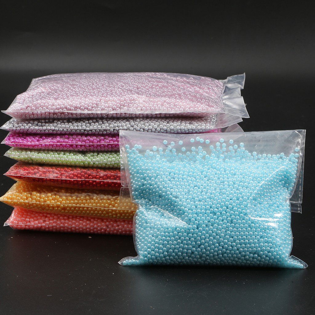 （Không lỗ）Hạt Ngọc Trai Làm Trang Sức 6 / 8 / 10mm  Không lỗ