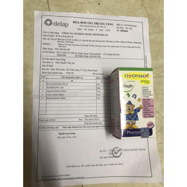 [GIÁ GỐC] IMMUNO fitobimbi - Thảo dược tăng đề kháng cho bé yêu - Chai 200ml