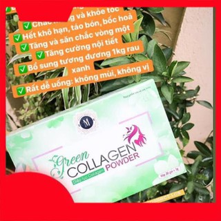 Diệp lục collagen hộp 30 gói hỗ trợ làm đẹp da