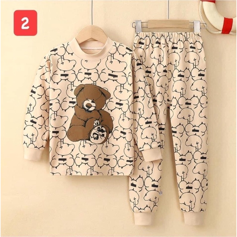 Bộ Cotton dài tay cho bé có size đại