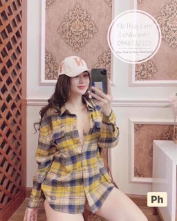 Áo sơ mi kẻ 3 màu siêu hot ASMK