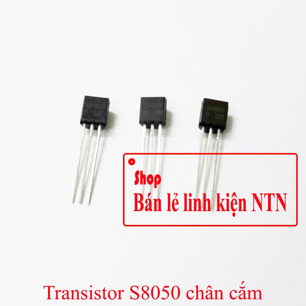 Linh kiện bán dẫn Transistor S8050 chân cắm