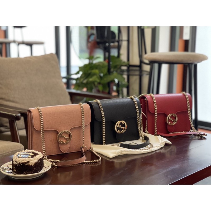 Túi GUCCI Interlocking hàng Ý chính hãng sẵn - Authentic Only