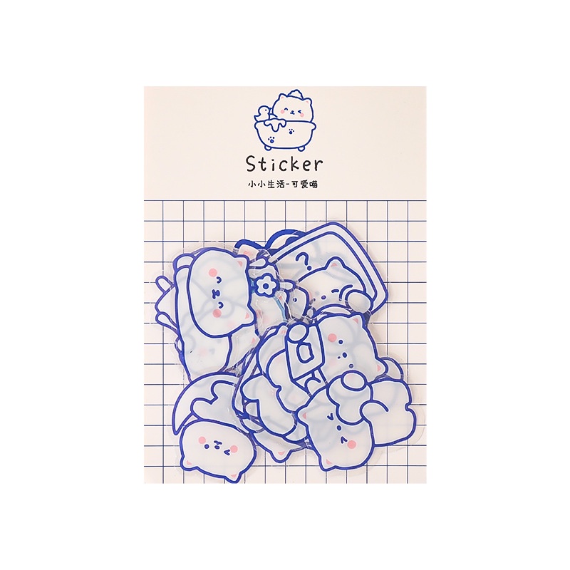 Túi Sticker gấu con BELI, nhãn dán trang trí vở, sổ dễ thương tiện dụng