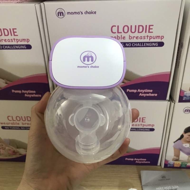 Máy Hút Sữa Không Dây Mama's Choice Cloudie | Máy Hút Sữa Rảnh Tay Dùng Pin Sạc Tiện Lợi Cho Mẹ Hút Sữa Mọi Lúc Mọi Nơi