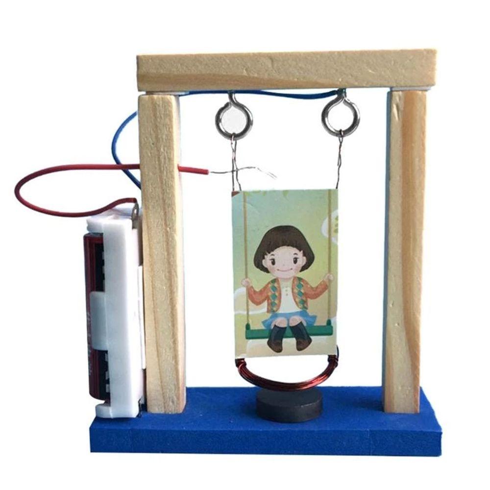Bút Điện Từ Màu Cầu Vồng Bằng Gỗ Dùng Thí Nghiệm Khoa Học Cho Trẻ Em DIY