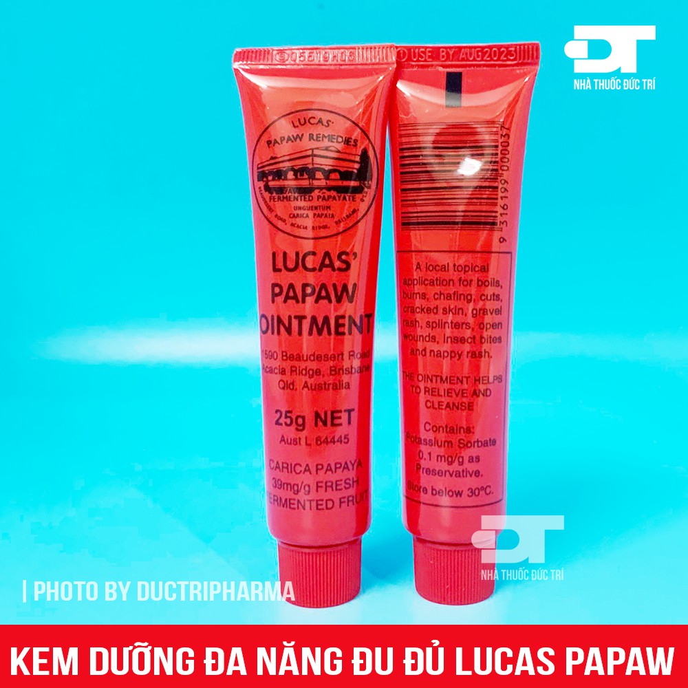 Kem Đa Năng [Úc] Lucas Papaw Ointment Đu Đủ 25g/75g