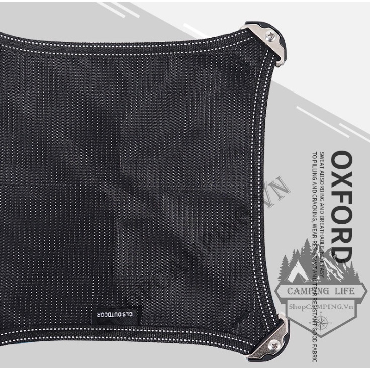 Ghế xếp nhôm mini CLS, ghế gấp gọn dã ngoại siêu nhẹ bỏ balo, phượt cắm trại - Camping Vietnam