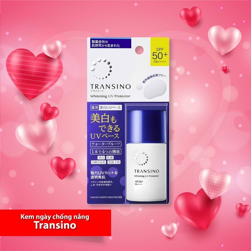 Bộ dưỡng trắng da giúp làm mờ và sạch nám transino