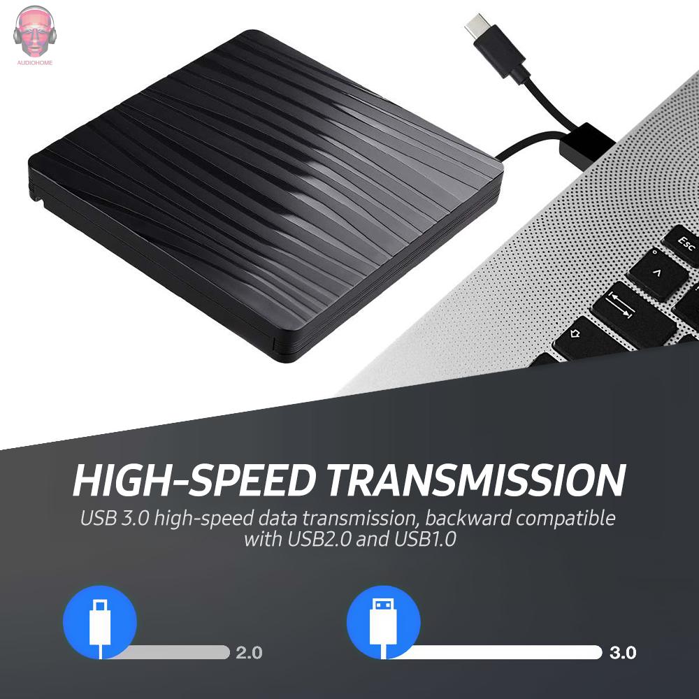 Ổ Cứng Ngoài Aud Usb 3.0 + Type-C Cho Windows / Mac Os