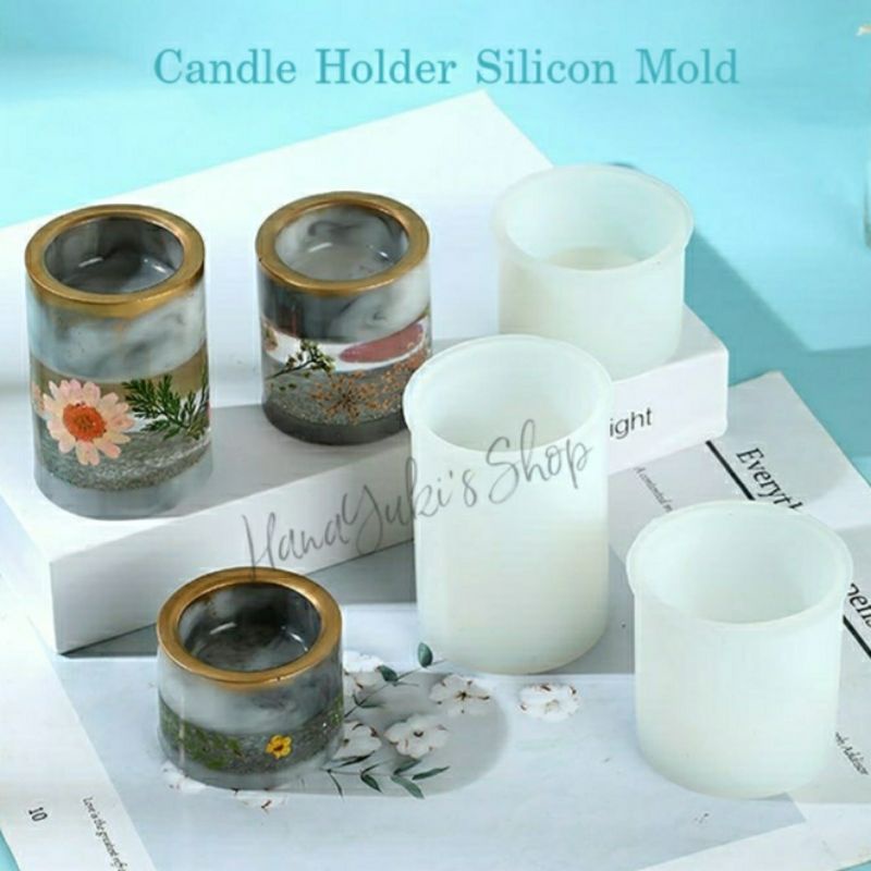 Khuôn làm ly đựng nến - candle holder silicon mold - resin Handmade ❄HanaYuki❄