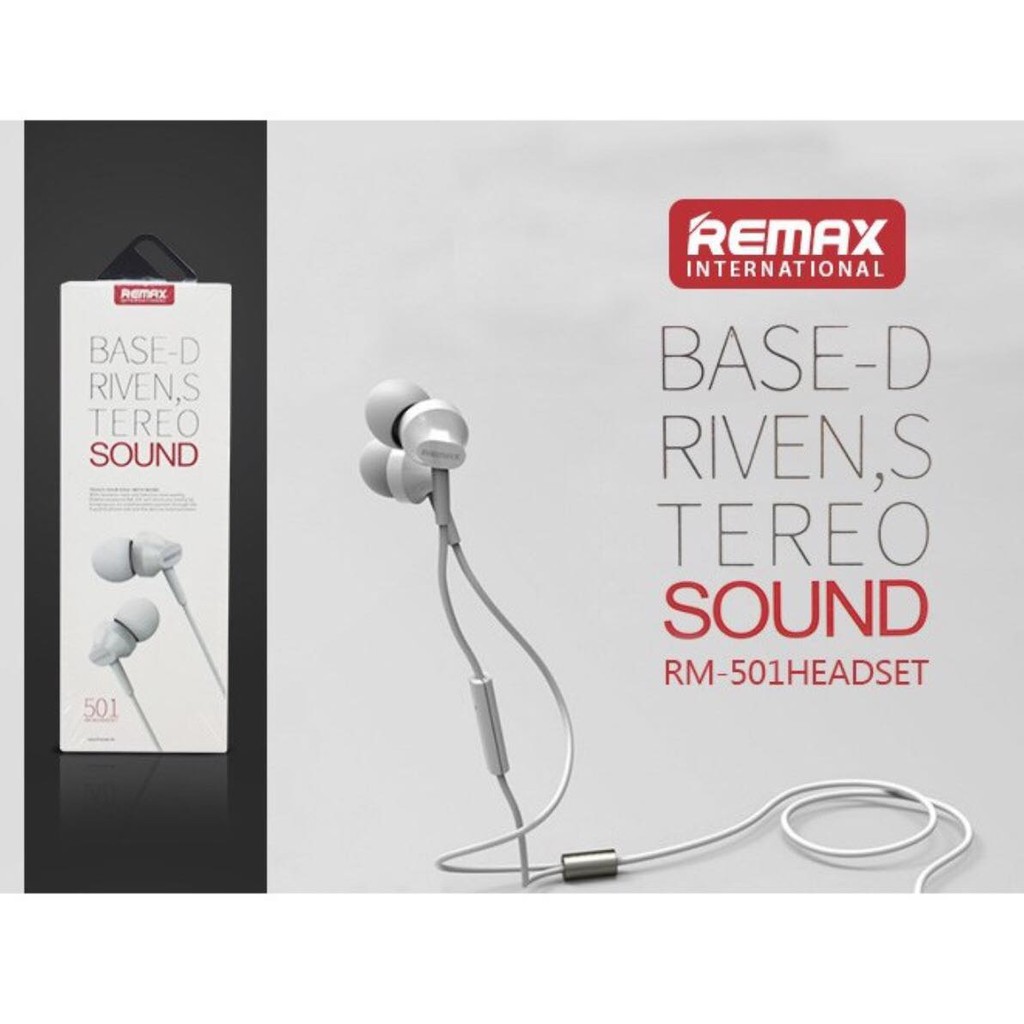 TAI NGHE REMAX BASS DRIVEN STEREO SOUND RM - 501