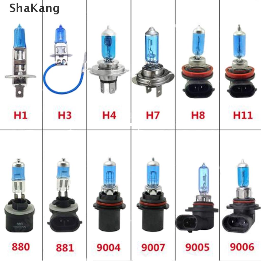 Bóng đèn pha Xenon H1 H3 H4 H7 H11 9006 9007 12V ánh sáng trắng